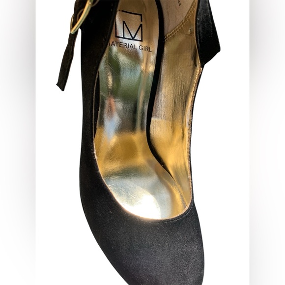 Black Material Girl Heels - Picture 9 of 11